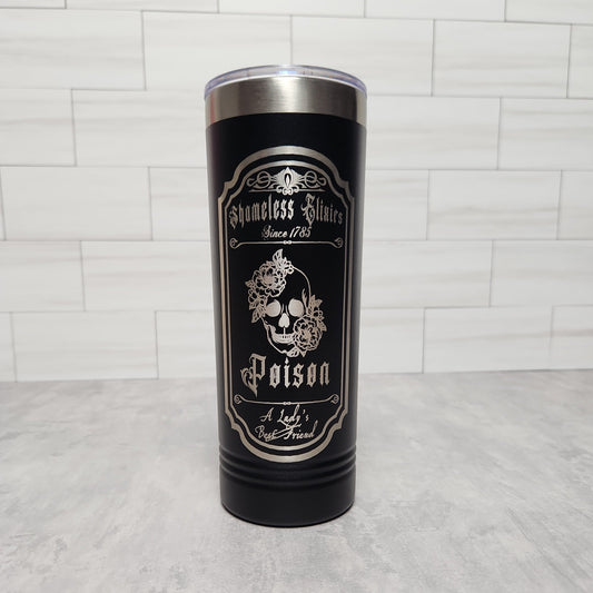 Halloween Elixir "Poison" Insulated 22oz Tall Skinny Tumbler